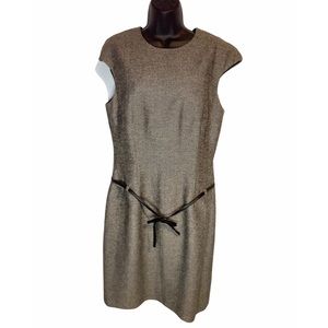 David Meister Cap Sleeve Sheath Dress